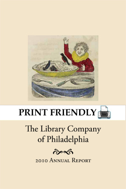 2009 Annual Report: Print Friendly