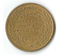 Advertising Token for M. A. Root Daguerrian Gallery, ca. 1850. Gift of Christine Dallett Smith.