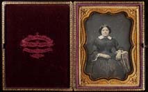 George S. Cook. Unidentified Woman. Quarter-plate daguerreotype. Philadelphia, ca. 1857.