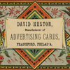 David Heston, Frankford Printer