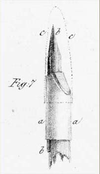 Lithographic Pen. Detail from Pl. 7 in Charles Hullmandel, The Art of Drawing on Stone (London: C. Hullmandel and R. Ackermann, 1824).