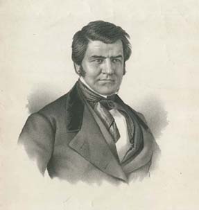 Albert Newsam (Philadelphia, ca. 1850).Crayonlithograph.