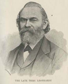 “The Late Theo. Leonhardt,” in Joseph Jackson, Some Notes Toward a History of Lithography in Philadelphia (Philadelphia, 1900). Courtesy of the Historical Society of Pennsylvania.