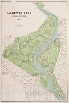 Fairmount Park, Philadelphia (Philadelphia: F. Bourquin, Lith., 1869). Lithograph, tinted with two stones. 