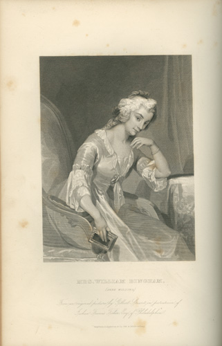 R.W. Griswold, The Republican Court, or, American Society in the Days of Washington (New York: D. Appleton & Co., 1856). Portrait of Anne Bingham.