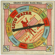 Circa 1895 board game advertising the laxative Pluto Water.