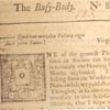 Benjamin Franklin, “The Busy-Body,” No. 8 in The American Weekly Mercury (Philadelphia: Andrew Bradford, March 20–27, 1729). 