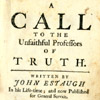 John Estaugh, A Call to the Unfaithful Professors of Truth. (Philadelphia: Printed by B. Franklin, 1744).