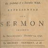 Gilbert Tennent, The late Association for Defence, encouragd, or The Lawfulness of a Defensive War (Philadelphia: Printed by William Bradford, [1748]). 