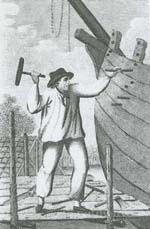 The Shipwright: The Book of Trades, or, Library of the Useful Arts, Part I (London: Tabart & Co., 1804), p. 97