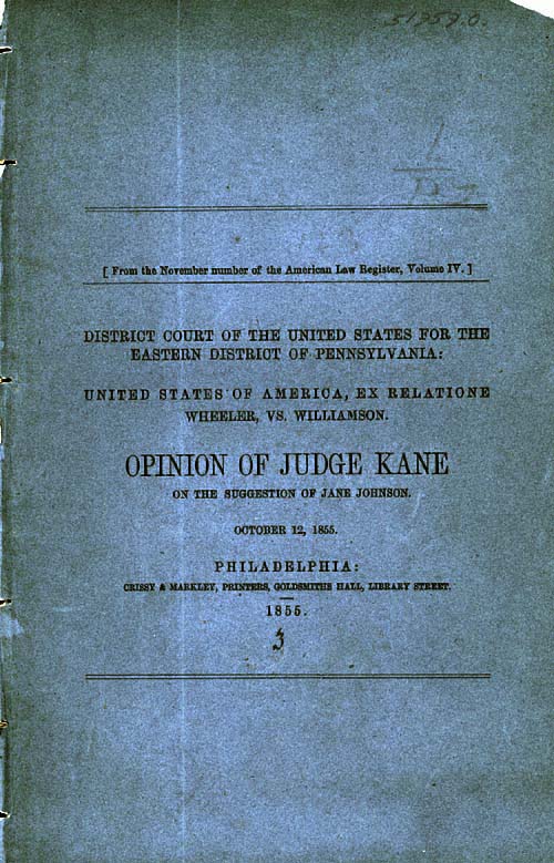 Cover - opinion of Judge Kane