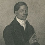 Revd. John Gloucester, Late Pastor of the First African Presbyterian Church in Philadelphia. Stipple engraving by Benjamin Tanner & W. R. Jones, after the oil painting by John Robinson (Philadelphia, 1823).