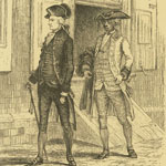 Illustration “Washington and his Servant” from Charles Carleton Coffin, Building the Nation: Events in the History of the United States (New York, 1885).