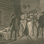 “Kidnapping,” stipple engraving by Alexander Rider in Jesse Torrey, Portraiture of Domestic Slavery (Philadelphia, 1817).