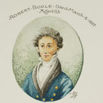 Robert Bogle. Died March 4, 1837. Aged 63. Ink and watercolor, possibly by Nicholas Biddle, undated but probably 1837. Courtesy of the Historical Society of Pennsylvania.