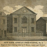 Patrick Henry Reason, “New-York African Free-School, No. 2,” in Charles C. Anderson, History of the African Free Schools of New York (New York, 1829). Courtesy of Historical Society of Pennsylvania.