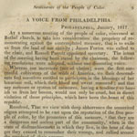 “A Voice from Philadelphia. Philadelphia, January, 1817,” in William Lloyd Garrison, Thoughts on African Colonization: Or an Impartial Exhibition of the Doctrines, Principles and Purposes of the American Colonization Society (Boston, 1831).