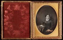 Unidentified Dickerson Family Member. Quarter-plate daguerreotype. Philadelphia, ca. 1855. 