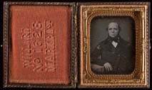 Oliver H. Willard. Unidentified Man. Ninth-plate daguerreotype. Philadelphia, ca. 1860.