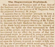 “The Daguerreotype Explained,” in United States Gazette, September 25, 1839. Reproduction.