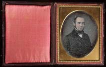 P. B. Marvin. Unidentified Man. Quarter-plate daguerreotype. Philadelphia, ca. 1855. 