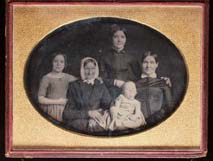 Van Loan Gallery. Unidentified Family Group. Half-plate daguerreotype. Philadelphia, ca. 1850. 