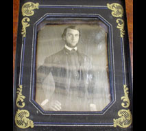 Marcus Root. Caleb C. Roberts. Quarter-plate daguerreotype. Philadelphia, ca. 1847. On loan from the Museum Collections of The Franklin Institute, Inc., Philadelphia, Pa.