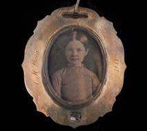 Daguerreotype Pin, 1848. Gift of Radclyffe F. Thompson.
