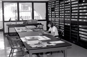 Print Department Reading Room, ca. 1984.