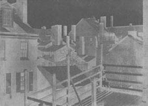 Robert Bird. [Rooftop View], Calotype. Philadelphia, ca. 1852.