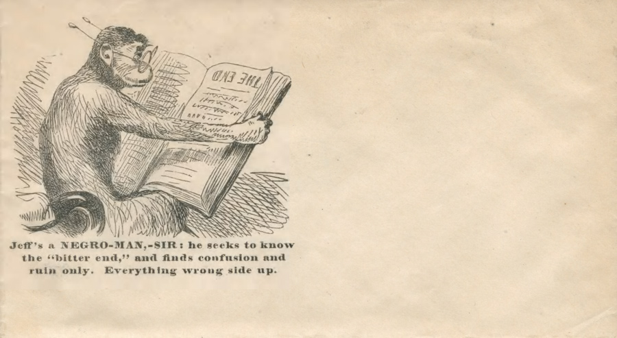 a drawing of a monkey wearing glasses and reading a book