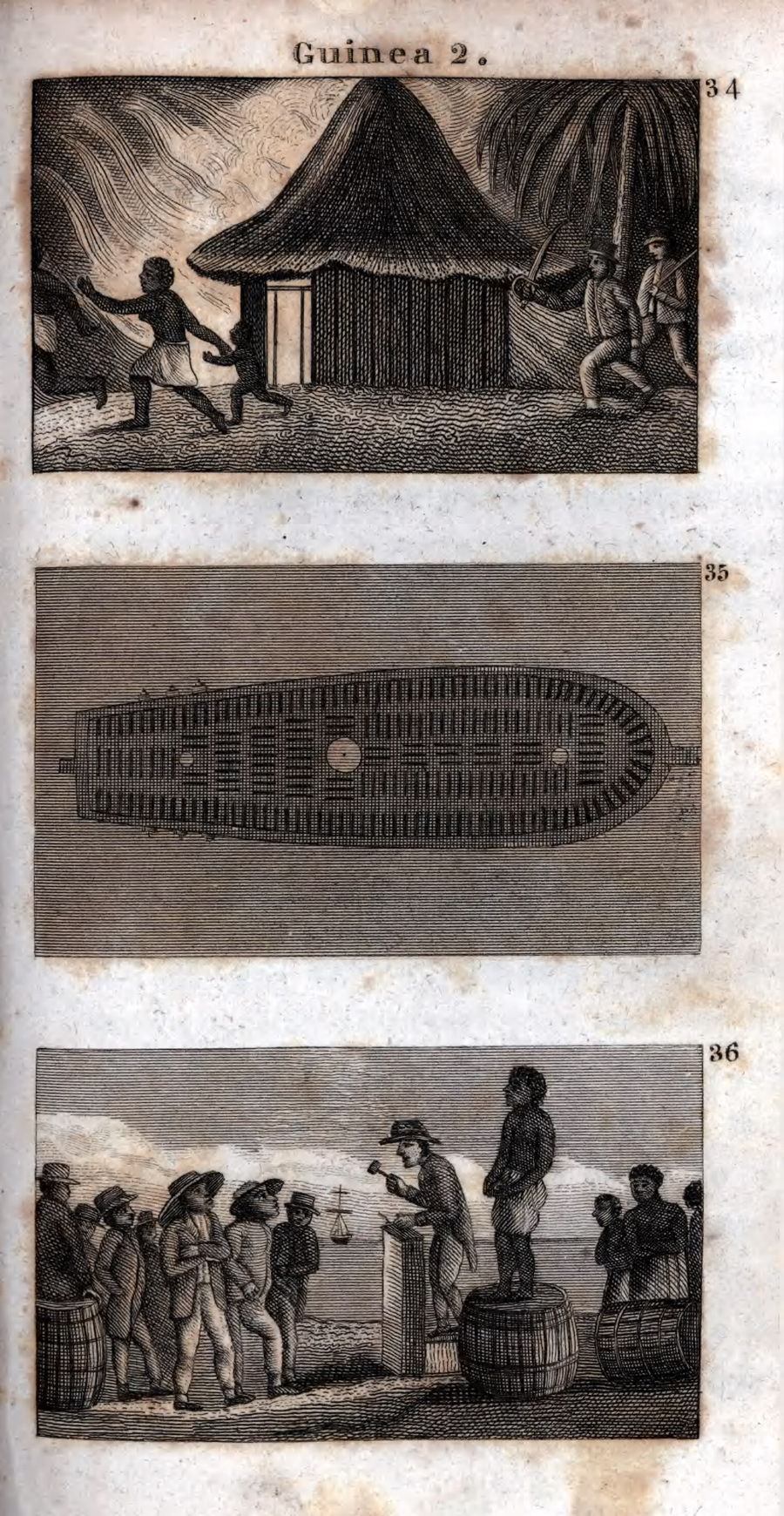 black people being chased and sold by white men