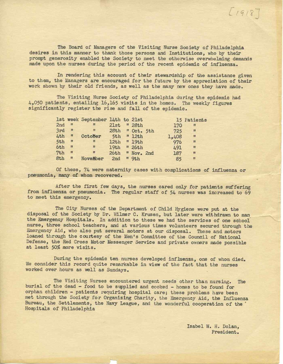 a typed letter