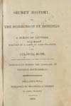 A Lady of Cape Francois (i.e., Leonora Sansay). Secret History; or, the Horrors of St. Domingo (Philadelphia 1808).