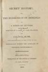 A Lady of Cape Francois (i.e., Leonora Sansay). Secret History; or, the Horrors of St. Domingo (Philadelphia 1808).