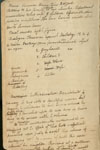 Charles Brockden Brown. Early outline for Wieland. Manuscript notebook. (Philadelphia, 1797-1798). Historical Society of Pennsylvania. 