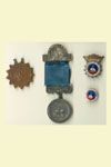 Manufacturers including Whitehead & Hoag, of Newark, N.J. Insignia of the Brotherhood of the Union [later the Brotherhood of America]. (Philadelphia, and Newark, New Jersey, 1850-1882). Loaned by Dr. Neil K. Fitzgerald.