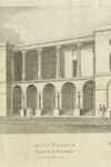 William Birch. The New Theatre in Chesnut Street Philadelphia. Aquatint. (Philadelphia, 1823). 