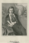 Albert Newsam. George Lippard. Lithograph by P.S. Duval from a daguerreotype by J.E. Mayall. (Philadelphia, 1844?) 