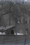 Alfred Hand. Edgar Allan Poe house where he is supposed to have written the Raven, #530 N. 7th St. at cor. Brandywine. (Philadelphia, ca. 1920). Enlarged print from original photographic glass negative.