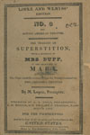 James Nelson Barker. The Tragedy of Superstition. (Philadelphia, 1826). Copy owned by Dr. James Rush. 