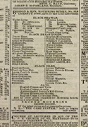 Advertisement for mourning clothing sold by Besson & Son, Philadelphia, in The North American, October 21, 1862, p. 2. 