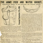 R. B. Fitts, E. P. Thornburgh, and William Stacy, The Army Feed and Water Bucket (Philadelphia, 1861).
