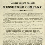 W. C. Whiteman, Soldiers’ Philadelphia City Messenger Company (Philadelphia, 1863?).