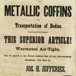 Jos. H. Jefferies, Metallic Coffins (Philadelphia, 1863).