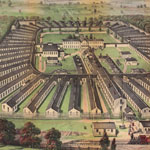 Mower General Hospital. P.S. Duval & Son, Colored lithograph(Philadelphia, 1865).