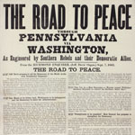 The Road to Peace through Pennsylvania via Washington (Philadelphia, 1864).