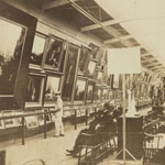 Fine Arts Gallery, A. Watson, albumen print photograph, (Philadelphia, 1864).