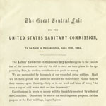 These three of many notices on women’s’ committees for the Great Central Fair demonstrate their energy and activism in making the Fair a success. 