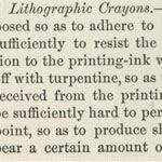 Excerpts from Peter S. Duval, “Lithography” in J. Luther Ringwalt, American Encyclopaedia of Printing (Philadelphia: Menamin & Ringwalt, 1871). s.